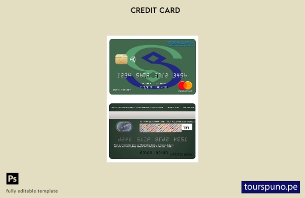 lista para imprimir la plantilla de mastercard del banco China Minsheng